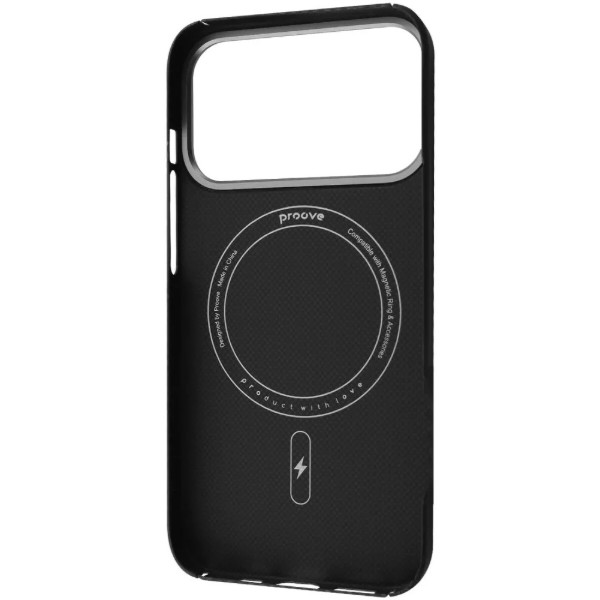 Фото - Чохол для смартфону Proove Carbon Slim with Magnetic Ring iPhone 17 Pro Max orange (PCCSIP17PM10)